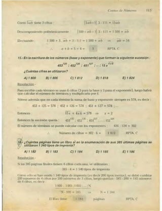 Problemas de aritmetica y como resolverlos