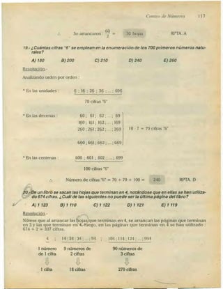 Problemas de aritmetica y como resolverlos