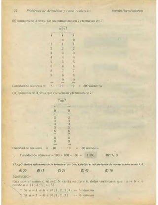 Problemas de aritmetica y como resolverlos