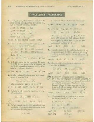 Problemas de aritmetica y como resolverlos