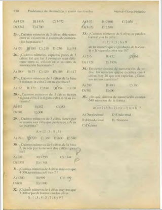 Problemas de aritmetica y como resolverlos