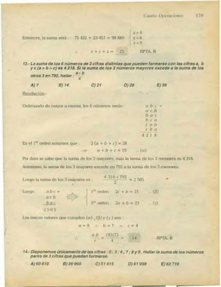 Problemas de aritmetica y como resolverlos
