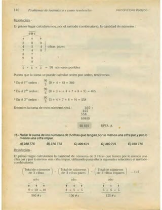 Problemas de aritmetica y como resolverlos