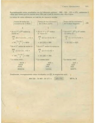 Problemas de aritmetica y como resolverlos