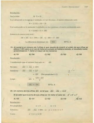 Problemas de aritmetica y como resolverlos