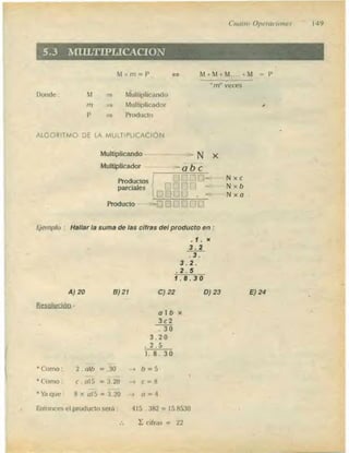 Problemas de aritmetica y como resolverlos