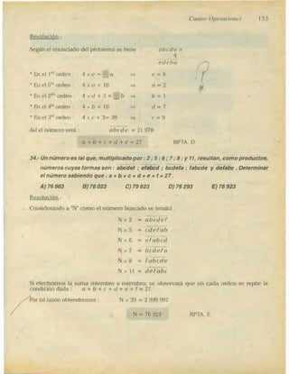 Problemas de aritmetica y como resolverlos