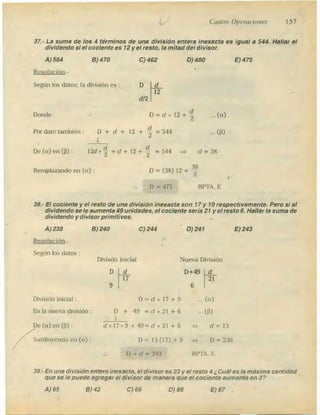 Problemas de aritmetica y como resolverlos