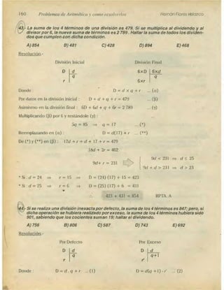 Problemas de aritmetica y como resolverlos