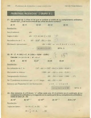 Problemas de aritmetica y como resolverlos