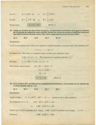 Problemas de aritmetica y como resolverlos