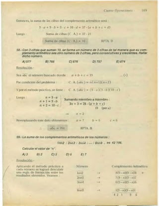Problemas de aritmetica y como resolverlos