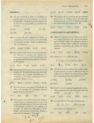 Problemas de aritmetica y como resolverlos