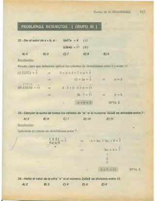 Problemas de aritmetica y como resolverlos