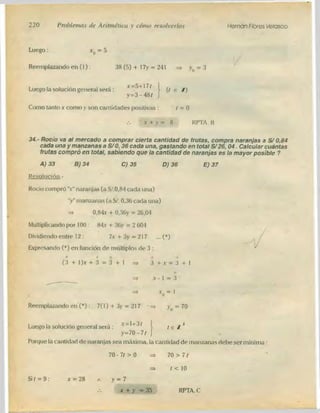 Problemas de aritmetica y como resolverlos