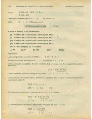 Problemas de aritmetica y como resolverlos