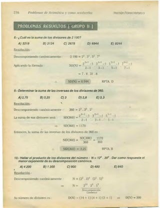 Problemas de aritmetica y como resolverlos