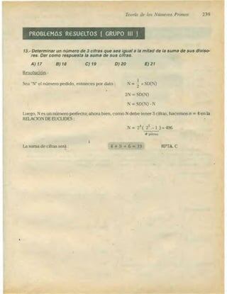 Problemas de aritmetica y como resolverlos