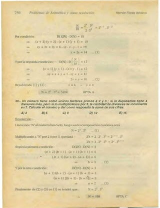 Problemas de aritmetica y como resolverlos