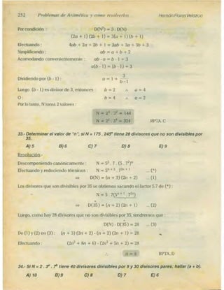 Problemas de aritmetica y como resolverlos