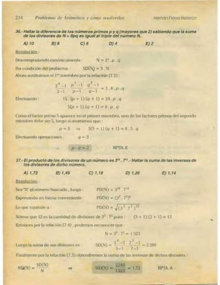 Problemas de aritmetica y como resolverlos