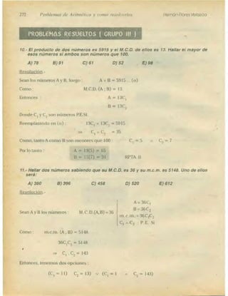 Problemas de aritmetica y como resolverlos