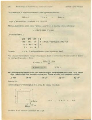 Problemas de aritmetica y como resolverlos