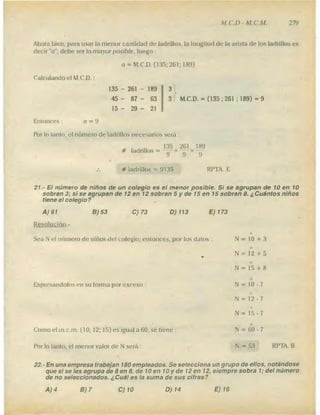 Problemas de aritmetica y como resolverlos
