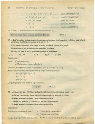 Problemas de aritmetica y como resolverlos
