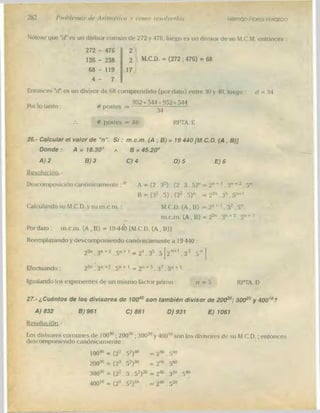 Problemas de aritmetica y como resolverlos
