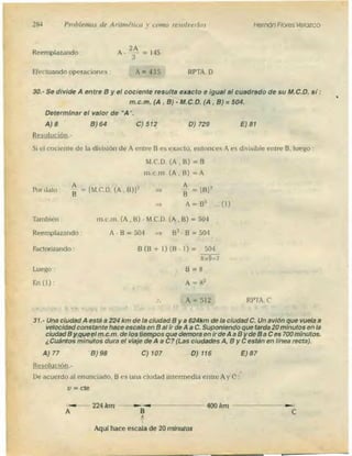 Problemas de aritmetica y como resolverlos