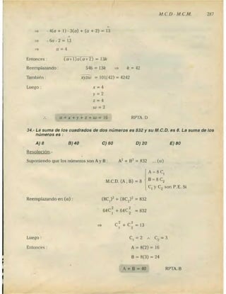 Problemas de aritmetica y como resolverlos