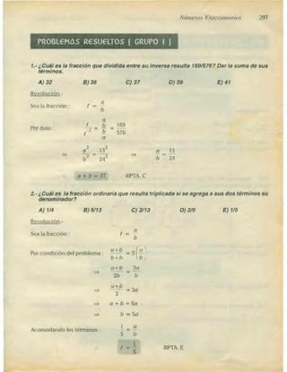 Problemas de aritmetica y como resolverlos
