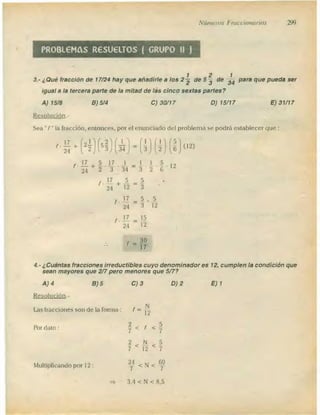 Problemas de aritmetica y como resolverlos