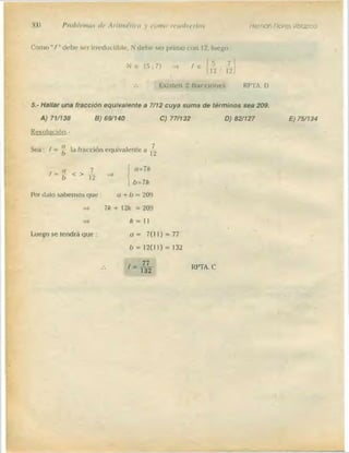 Problemas de aritmetica y como resolverlos