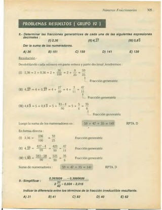 Problemas de aritmetica y como resolverlos