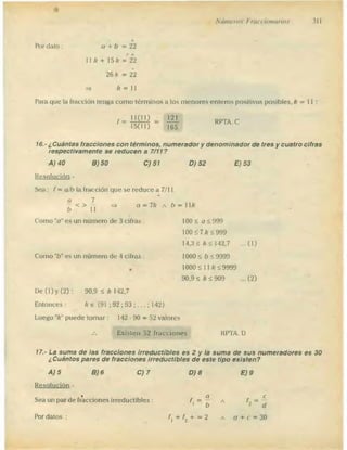 Problemas de aritmetica y como resolverlos