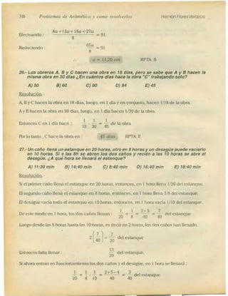 Problemas de aritmetica y como resolverlos