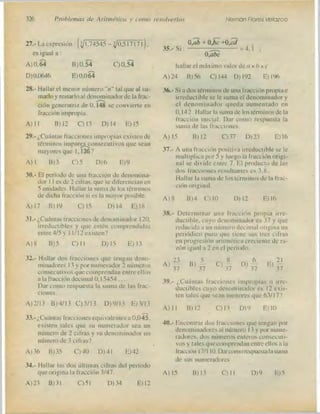Problemas de aritmetica y como resolverlos