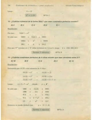 Problemas de aritmetica y como resolverlos
