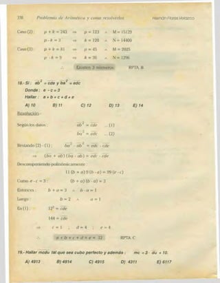 Problemas de aritmetica y como resolverlos