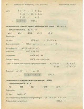 Problemas de aritmetica y como resolverlos