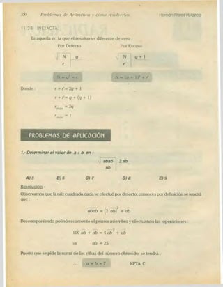 Problemas de aritmetica y como resolverlos