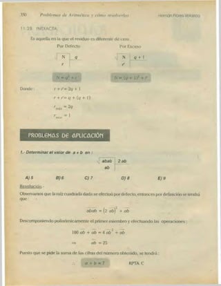 Problemas de aritmetica y como resolverlos