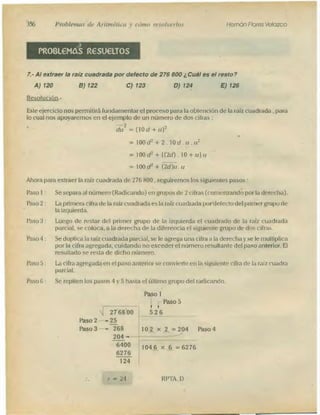 Problemas de aritmetica y como resolverlos