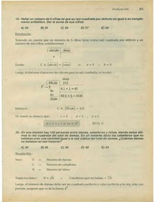 Problemas de aritmetica y como resolverlos