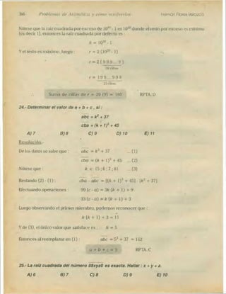 Problemas de aritmetica y como resolverlos