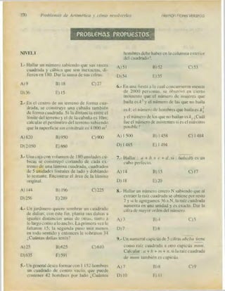 Problemas de aritmetica y como resolverlos
