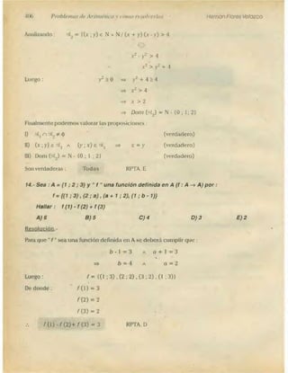Problemas de aritmetica y como resolverlos