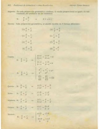 Problemas de aritmetica y como resolverlos